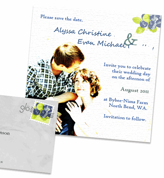 email wedding save the date