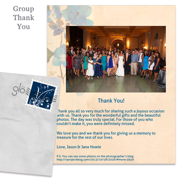 Glo group thank you email