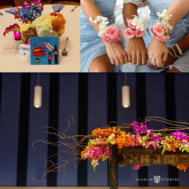 nigerian maryland wedding flower montage 