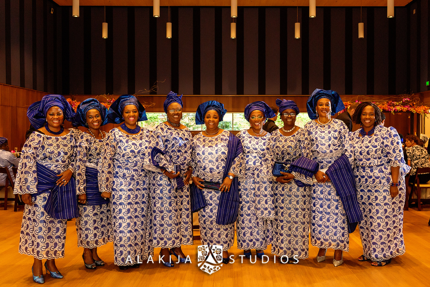 Nigerian Maryland wedding guests