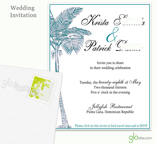 glosite email wedding invitations