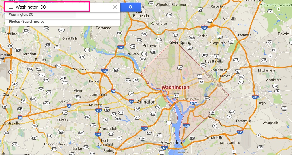 1 - google maps glosite wedding website