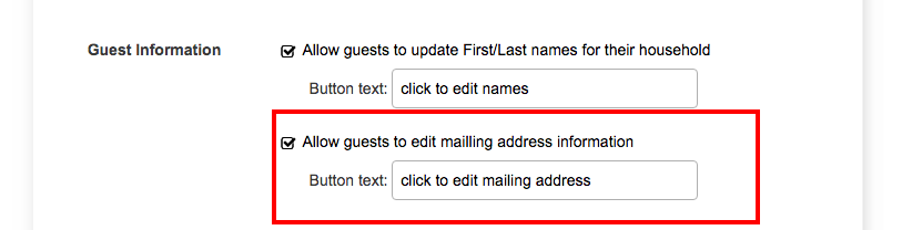 1a add edit mailing address feature glosite