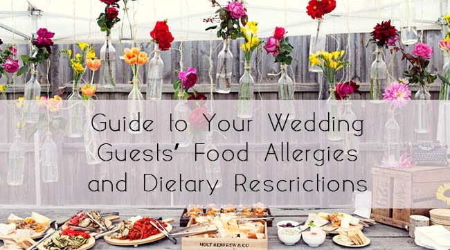 glosite wedding guest food allergies dietary restrictions