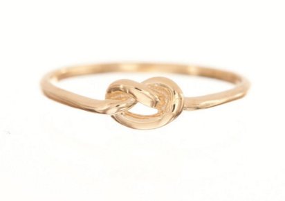 glosite wedding website love knot engagement ring