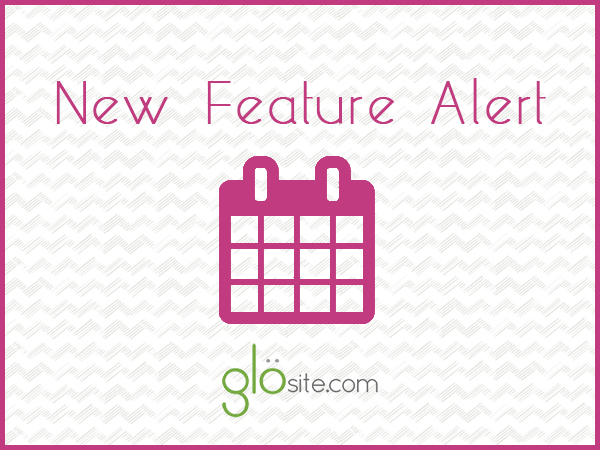 glosite wedding website add to calendar button feature